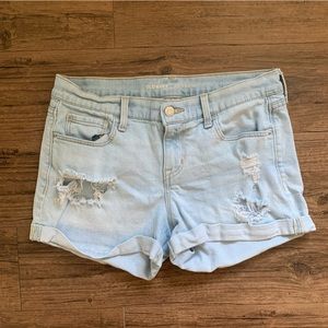 Distressed Boyfriend denim shorts size 6